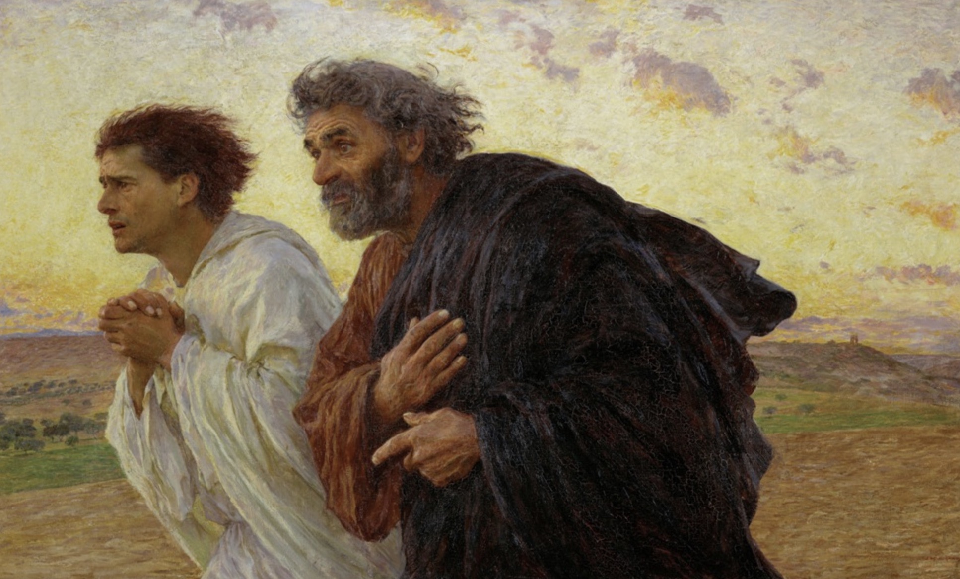 Burnand, *Les disciples Pierre et Jean&hellip; (1898)